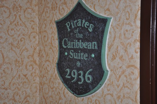 Pirates of the Caribbean suite at the Disneyland Hotel