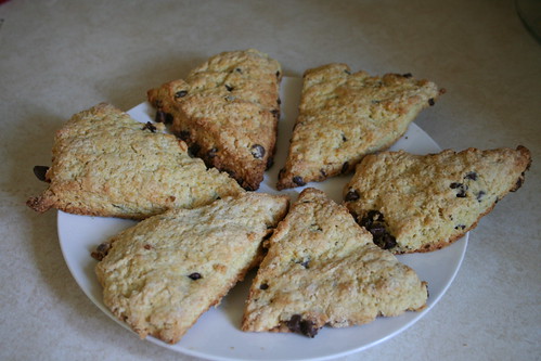Chocolate baking scones