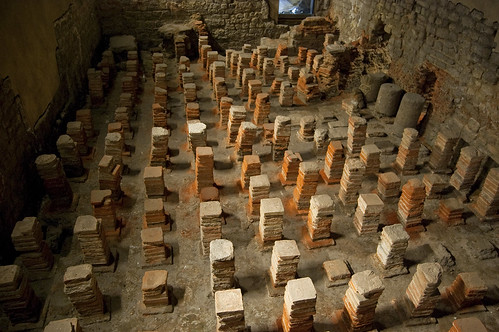 Bath - Roman Bath unearthed flooring