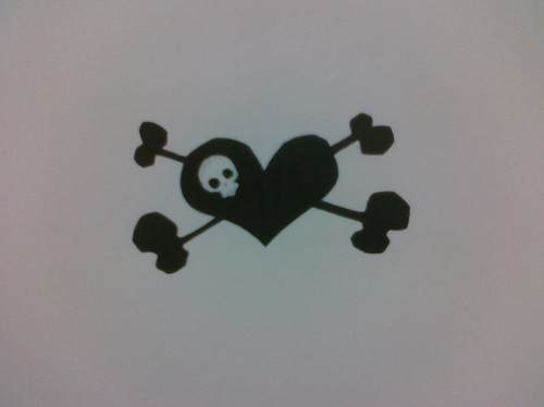Black Heart Skull by Doodle-Zook
