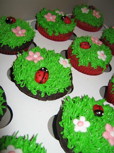 Lady Bug cupcakes by Cake Maniac