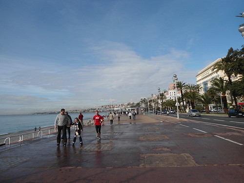 Patinando, Paseo de los Ingleses, Niza 2011, Francia/Rollerblading, Promenade Des Anglais, Nice' 11, France - www.meEncantaViajar.com by javierdoren