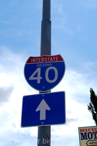 Las Vegas, Nevada - Route 66 signs - Interstate Arizona 40