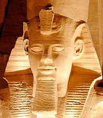Face of Rameses II, Abu Simbel, Egypt