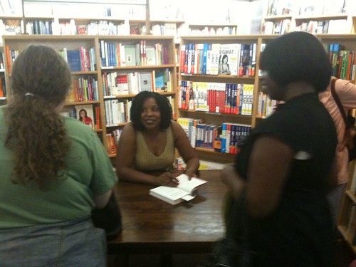 Tayari Jones signing her new book