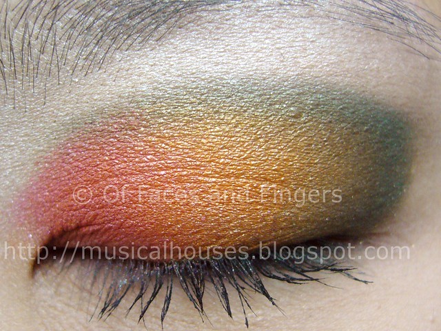 sleek curacao multicolour sunset eye look 1