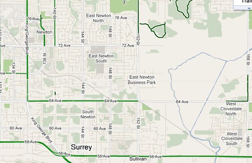 Surrey bike Routes