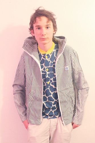 Queens Of Sounds Giraffe Polo Shirts & Green Check hoody - Finn