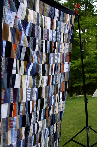 Memory Quilt Made With Recycled Shirts