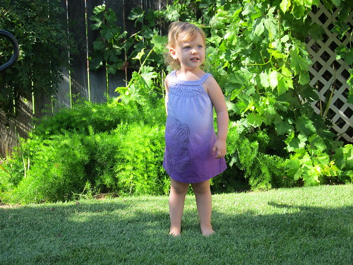 Lil in her new sundress