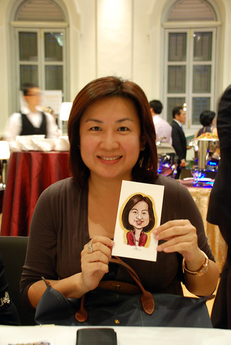 digitcal caricature live sketching for Utell Hotels and Resorts - 3