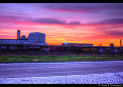 Sonnenuntergang im Wissenschaftshafen :: HDR