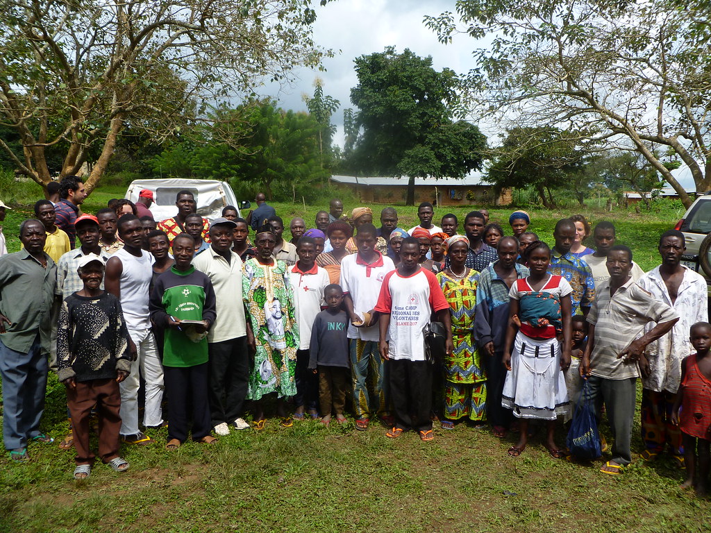 Rencontre d'un groupement de producteurs de café cacao Kougnohou Togo