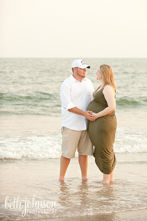 maternity session on the beach in florida