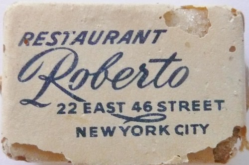 RESTAURANT ROBERTO NEW YORK N.Y. by ussiwojima