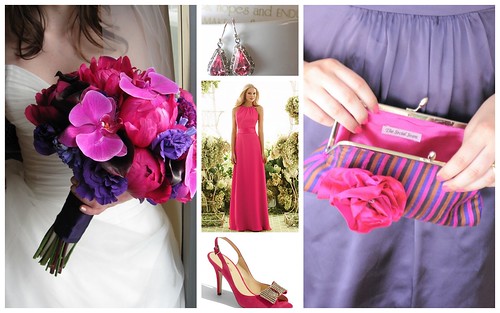 Wedding Style Pink Purple by Nina Renee Designs