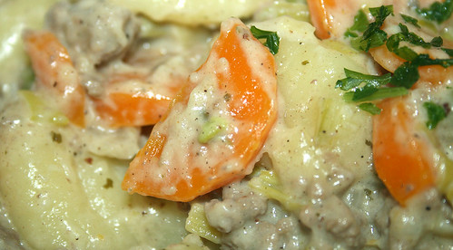 30 - Gnocchi-Gemüse-Schlemmerpfanne / Gnocchi veg stir fry - CloseUp