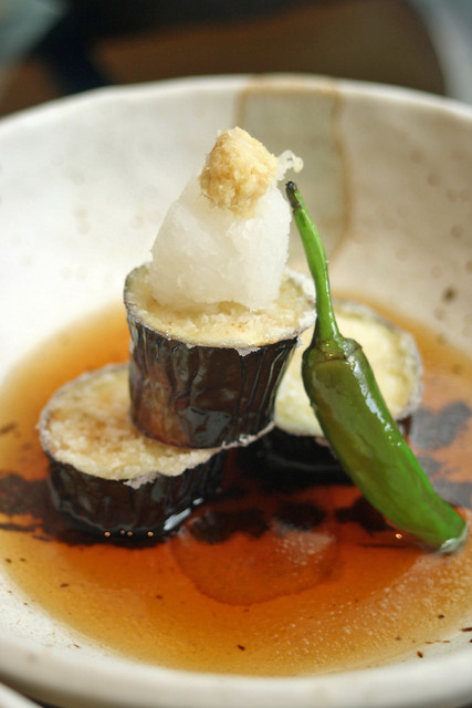 Nasu Agedashi - deep-fried eggplant