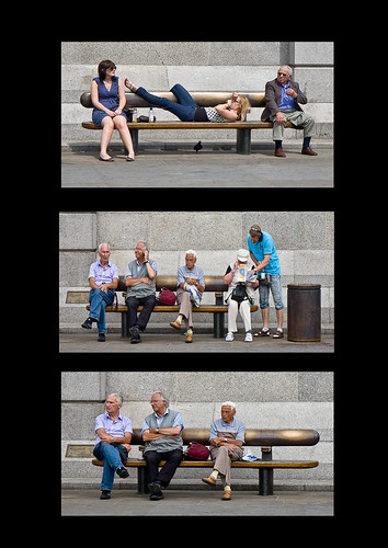 All life on a bench by Fred Dawson