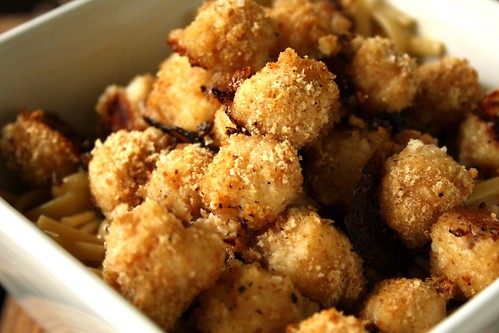 Favourite Recipes from Old New Brunswick Kitchens' Breaded Baked Popcorn Scallops