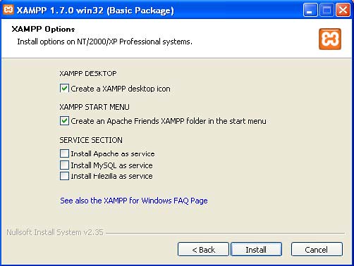Xampp Desktop