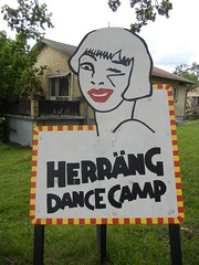 herrang Dance Camp 2011 sign