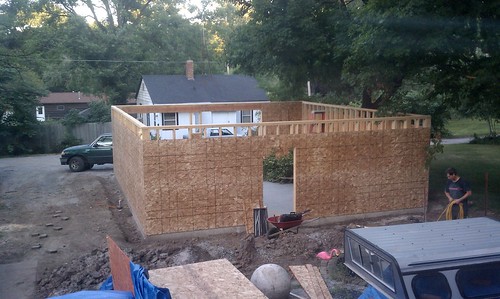 Sheathing is almost done!