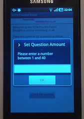 VCP4 Practice Exam Android App - Set Question
