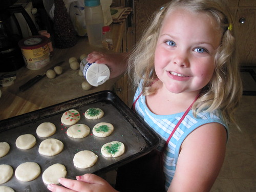 Making Christmas Cookies in July by northwoodsluna