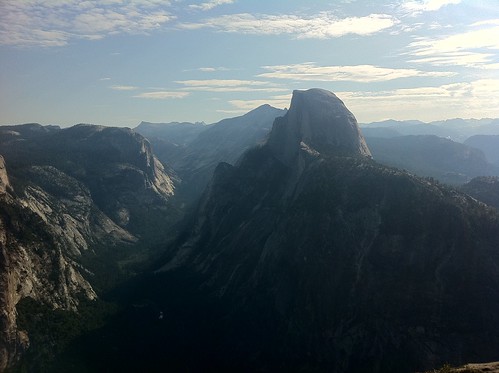 Half Dome from Glacier Point by yoshjosh