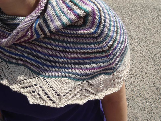 Dream Stripes shawl