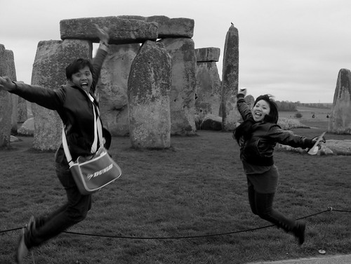 Stonehenge, UK - Jumping shot