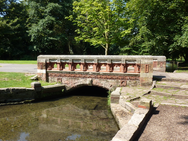 Terracotta bridge in Beddington Park