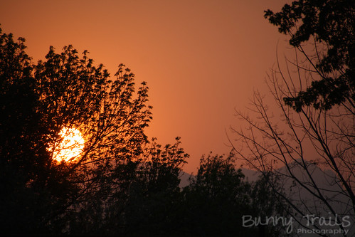 156-smoky sunset