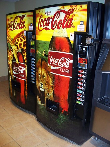 Lion Coca Cola Machine by The Upstairs Room