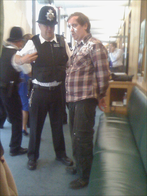 'Jonnie Marbles' getting handcuffed