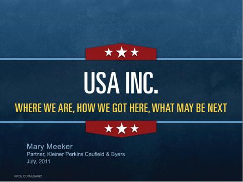USA Inc. - Mary Meeker's latest presentation