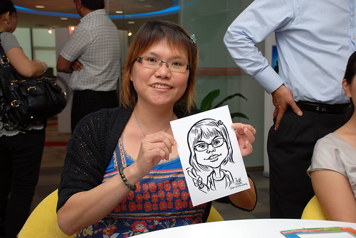 Caricature live sketching for Ricoh Roadshow - 34