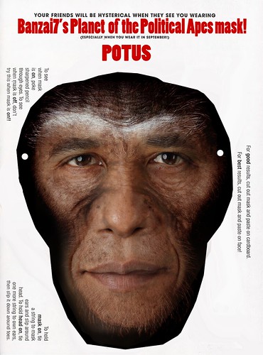 POTUS APE MASK by Colonel Flick
