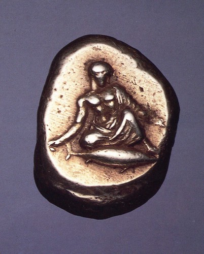 An Excessively Rare Greek Electrum Stater of Kyzikos (Mysia), a Rare Depiction of Gambling