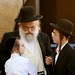 Pai e filhos judeus ortodoxos