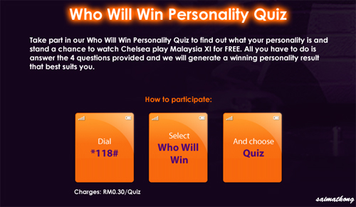 Who Will Win Personality Quiz