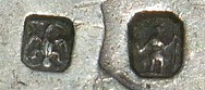 Theophilus Bradbury hallmarks closeup