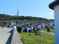 Sunny Saturday afternoon on Bray Seafront