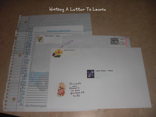 Letter sent to Laurie