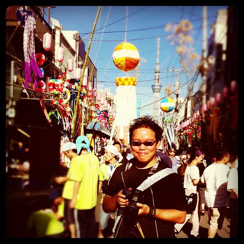 Me at the Tanabata Festival 七夕祭り