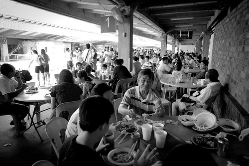 Crowds thronged the Tanjong Pagar railway station for the famous food. Scenes like this will never be repeated again.