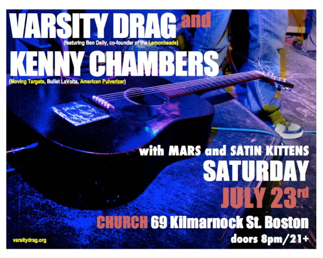 Varsity Drag with Kenny Chambers, Church of Boston, July 23