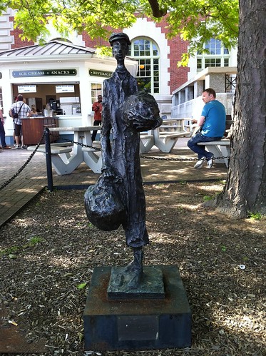 Statue in Ellis Island
