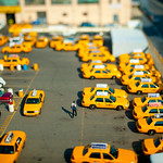 Taxi Depot in Miniature